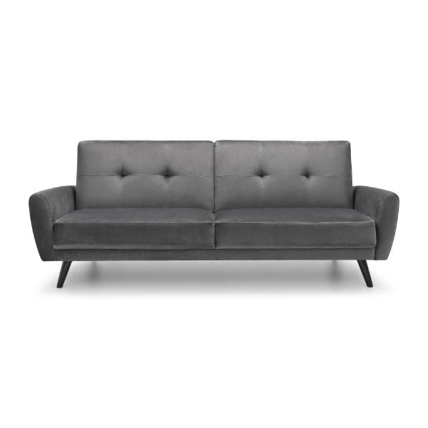 Monza Sofa Bed In Dark Grey Velvet