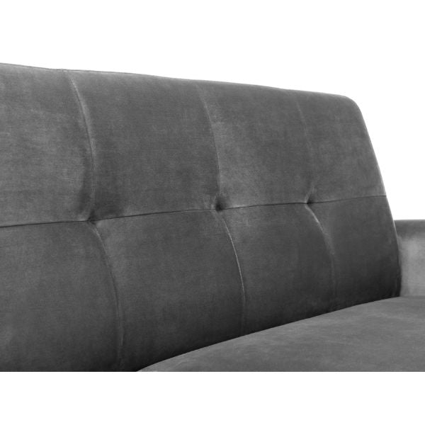 Monza Sofa Bed In Dark Grey Velvet