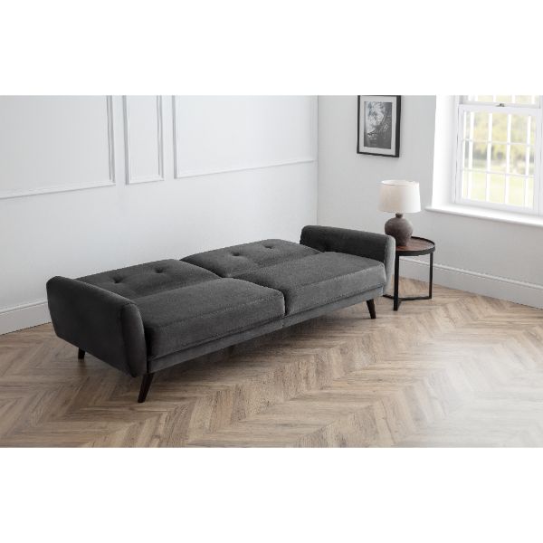 Monza Sofa Bed In Dark Grey Velvet