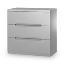 Manhattan Chest of 3 Drawers 80cm Grey