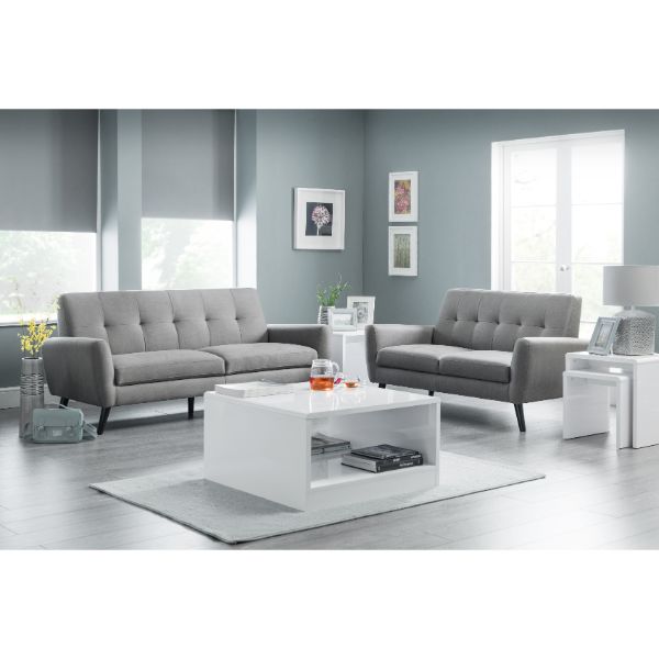 Manhattan Square Coffee Table 80cm White