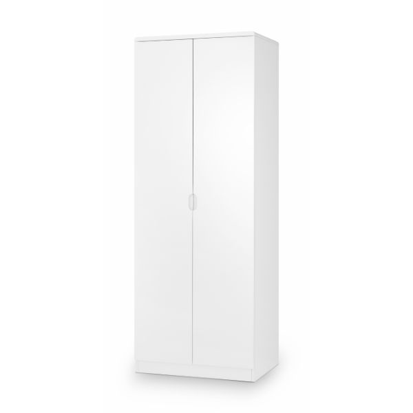 Manhattan Wardrobe with 2 Doors 2m White