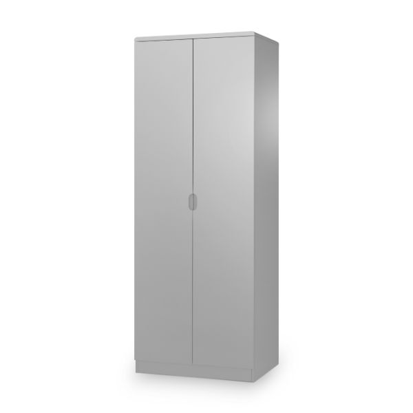 Manhattan Wardrobe with 2 Doors 2m Grey