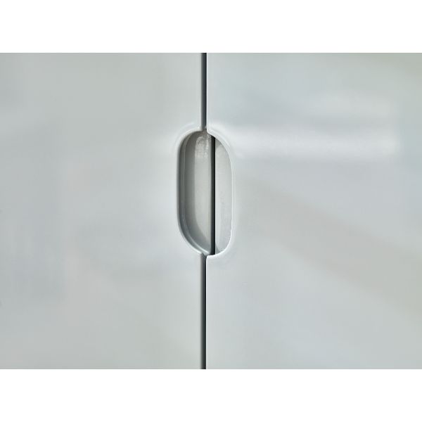 Manhattan Wardrobe with 2 Doors 2m Grey