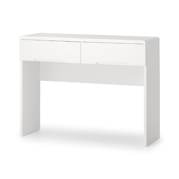 Manhattan Dressing Table With 2 Drawers 1m White