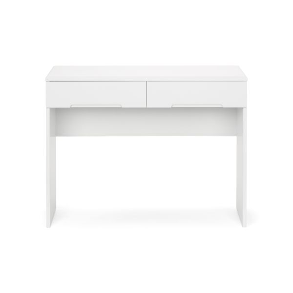 Manhattan Dressing Table With 2 Drawers 1m White