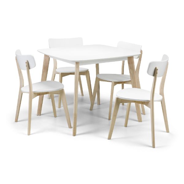 Casa Dining Table 90cm White