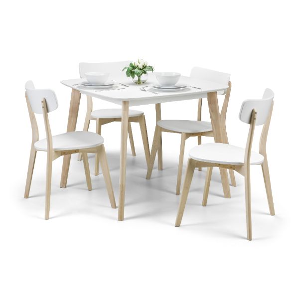 Casa Dining Table 90cm White