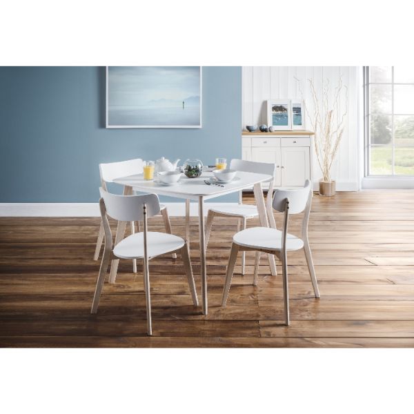 Casa Dining Table 90cm White