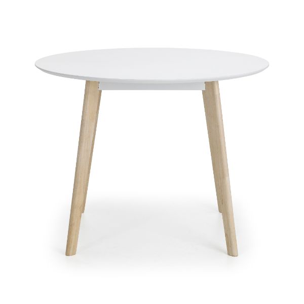 Casa Round Dining Table 1m White