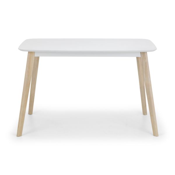 Casa Rectangular Dining Table 1.2m White