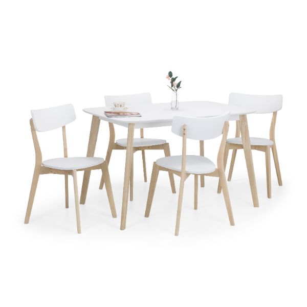 Casa Rectangular Dining Table 1.2m White