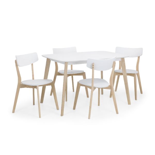 Casa Dining Chairs Set of 4 White