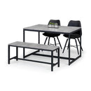 Staten Dining Table 1.2m Concrete