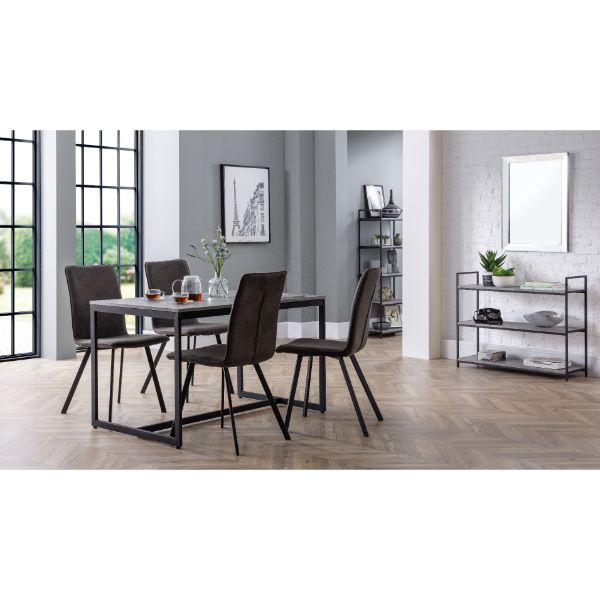 Staten Dining Table 1.2m Concrete