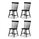 Torino Chairs Set Of 4 Black