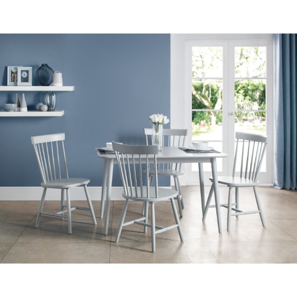 Torino Chairs Set Of 4 Grey