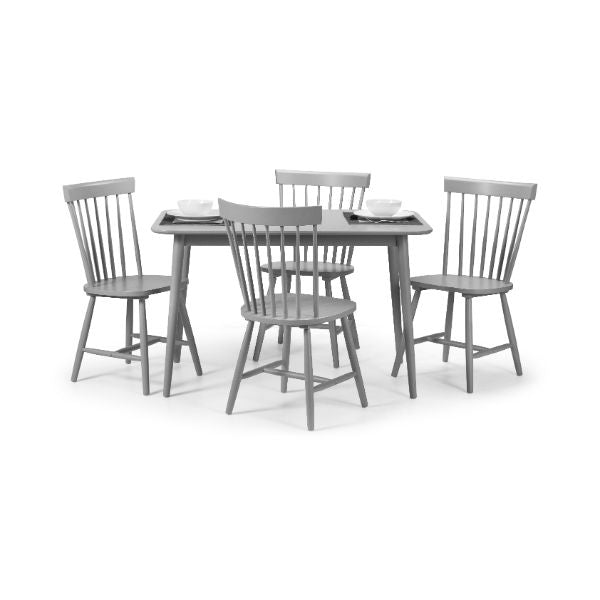 Torino Chairs Set Of 4 Grey