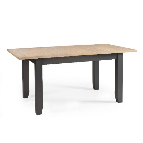 Bordeaux Extending Dining Table Dark Grey 140-180cm