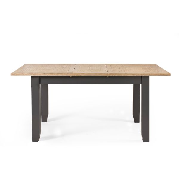 Bordeaux Extending Dining Table Dark Grey 140-180cm