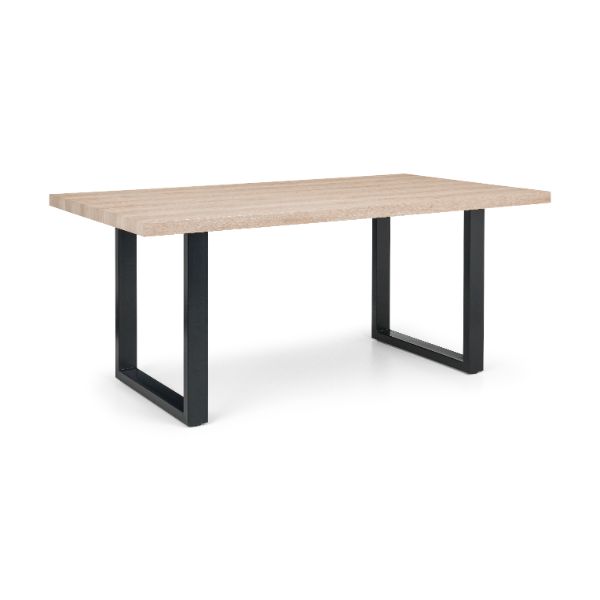 Berwick Dining Table 1.8m Oak & Black