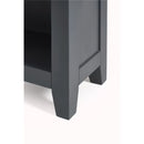 Bordeaux Tall Bookcase Dark Grey 1.9m