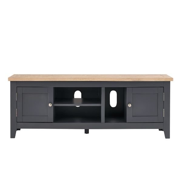 Bordeaux Tv Unit Dark Grey 1.5m