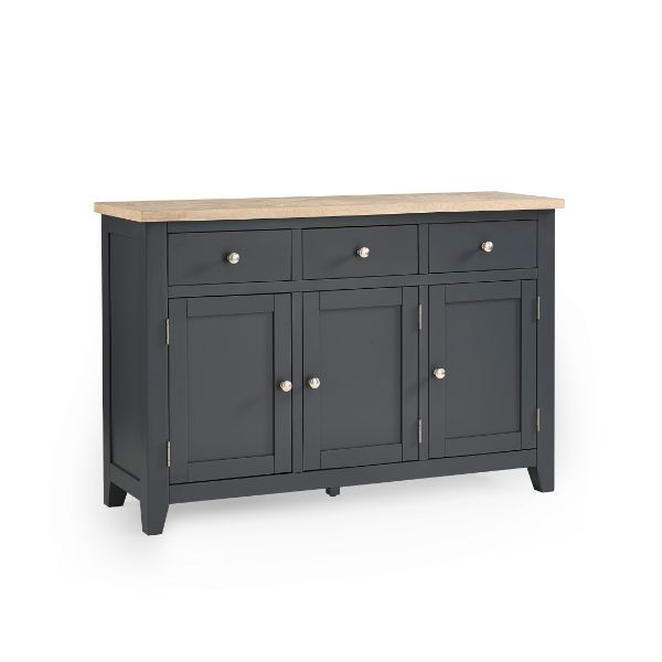 Bordeaux Sideboard Dark Grey 1.3m