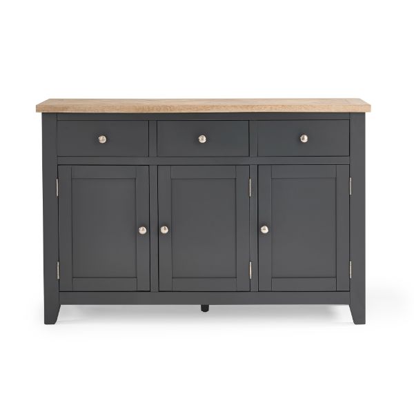 Bordeaux Sideboard Dark Grey 1.3m