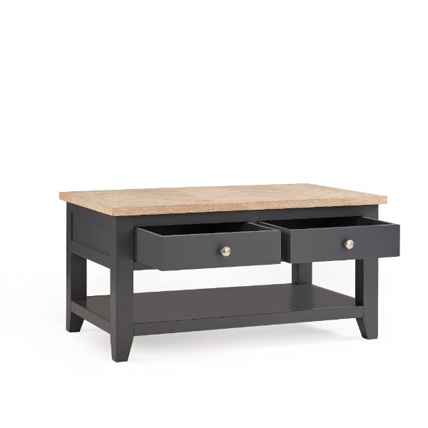 Bordeaux Coffee Table 1m Dark Grey