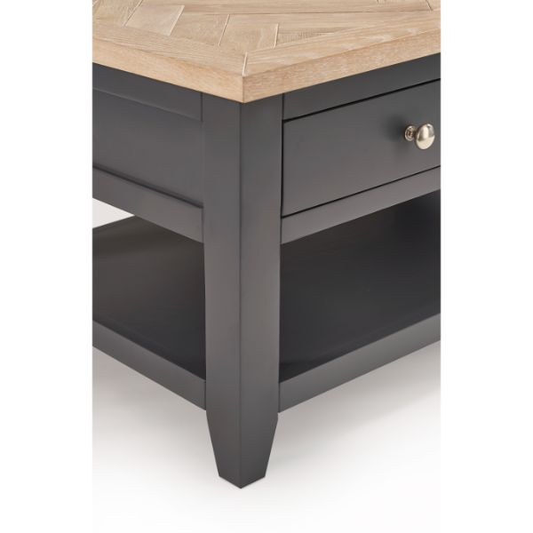 Bordeaux Coffee Table 1m Dark Grey