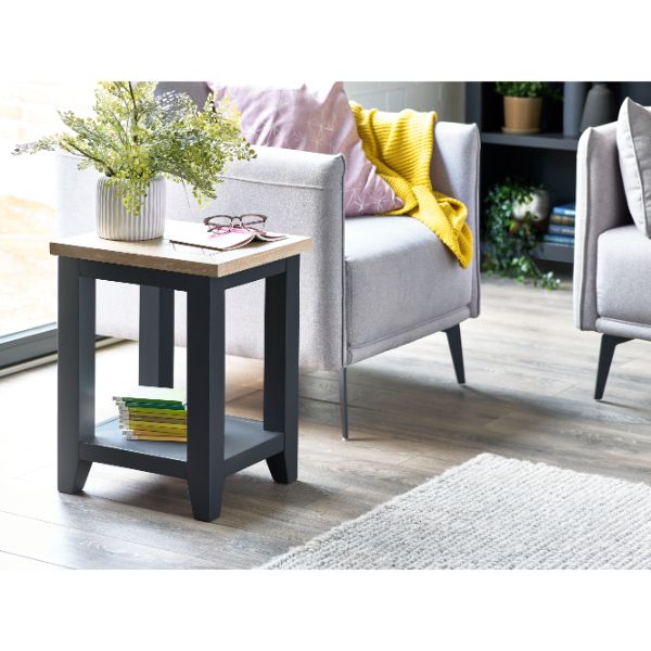 Bordeaux Lamp Table Dark Grey