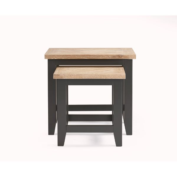 Bordeaux Nest Of Tables 2 Dark Grey