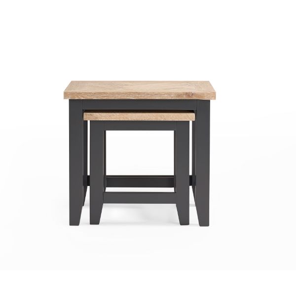 Bordeaux Nest Of Tables 2 Dark Grey