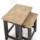 Bordeaux Nest Of Tables 2 Dark Grey