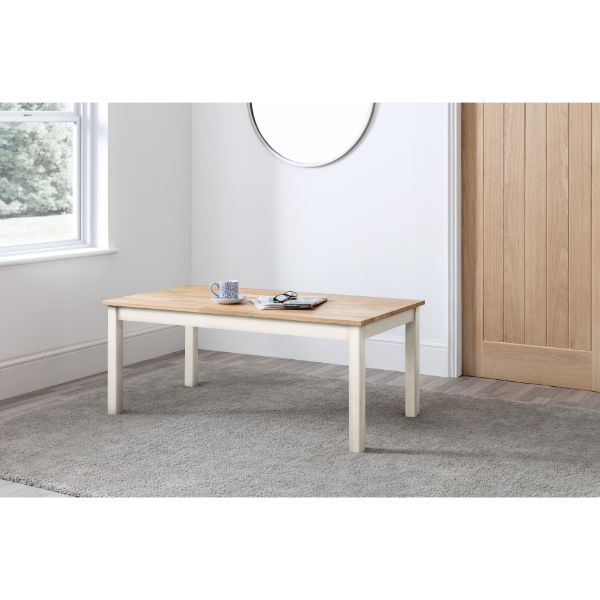 Coxmoor Coffee 1.2m Table Ivory & Oak