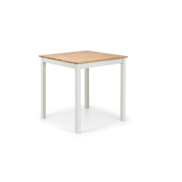 Coxmoor Square Dining Table 75cm Ivory & Oak