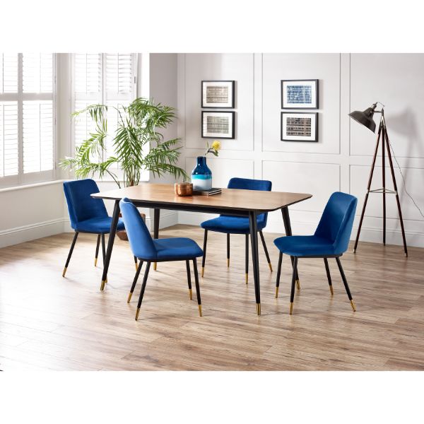 Delaunay Dining Chairs Blue Set Of 2
