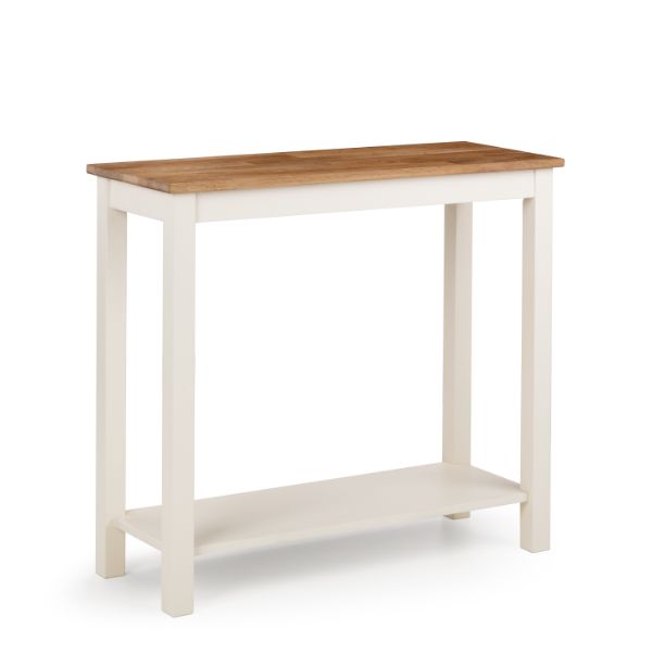 Rowan Console Table 90cm Ivory & Oak
