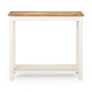 Coxmoor Console Table 90cm Ivory & Oak