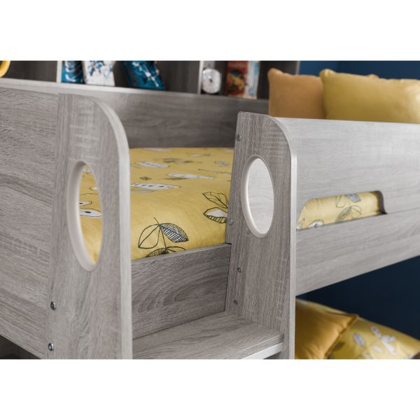 Orion Bunk Bed Single Grey Oak