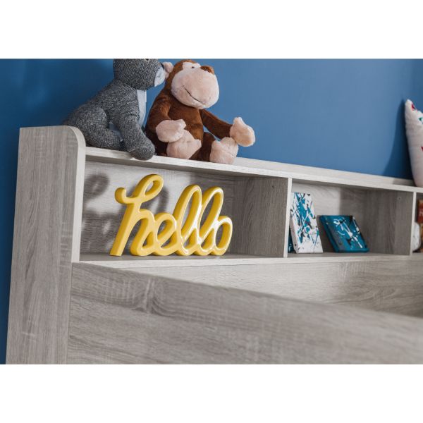 Orion Bunk Bed Single Grey Oak