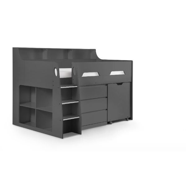 Jupiter Single Bed Midsleeper Anthracite