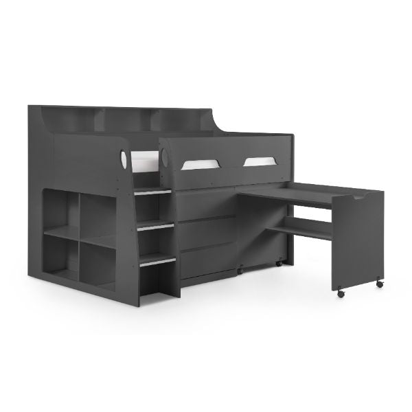 Jupiter Single Bed Midsleeper Anthracite