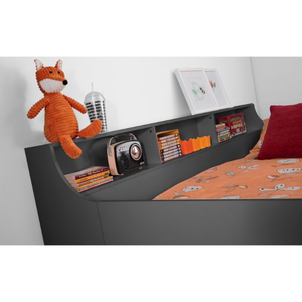 Jupiter Single Bed Midsleeper Anthracite