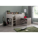 Phoenix Single Bed Mid Sleeper Grey Oak