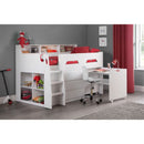 Phoenix Single Bed Mid Sleeper White