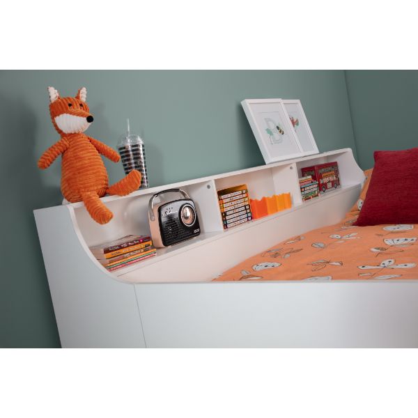 Jupiter Single Bed Midsleeper White