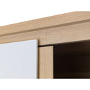 Phoenix Wardrobe With 2 Doors 190cm Oak & White
