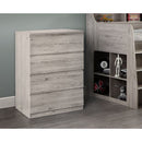 Phoenix Chest Of 4 Drawers 80cm Grey Oak
